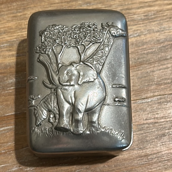 Vintage Pewter Elephant Trinket Box - Picture 13 of 17